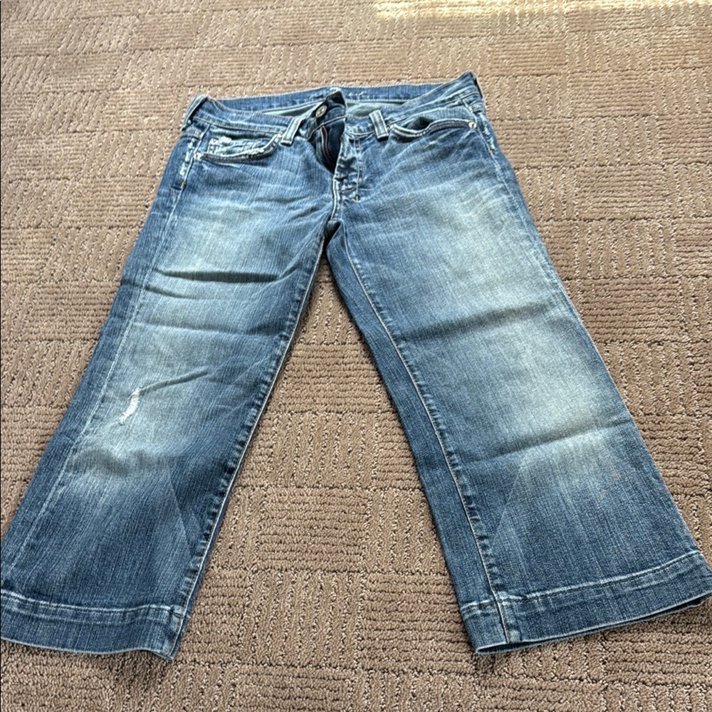 7 for all mankind women’s cropped wide leg 27